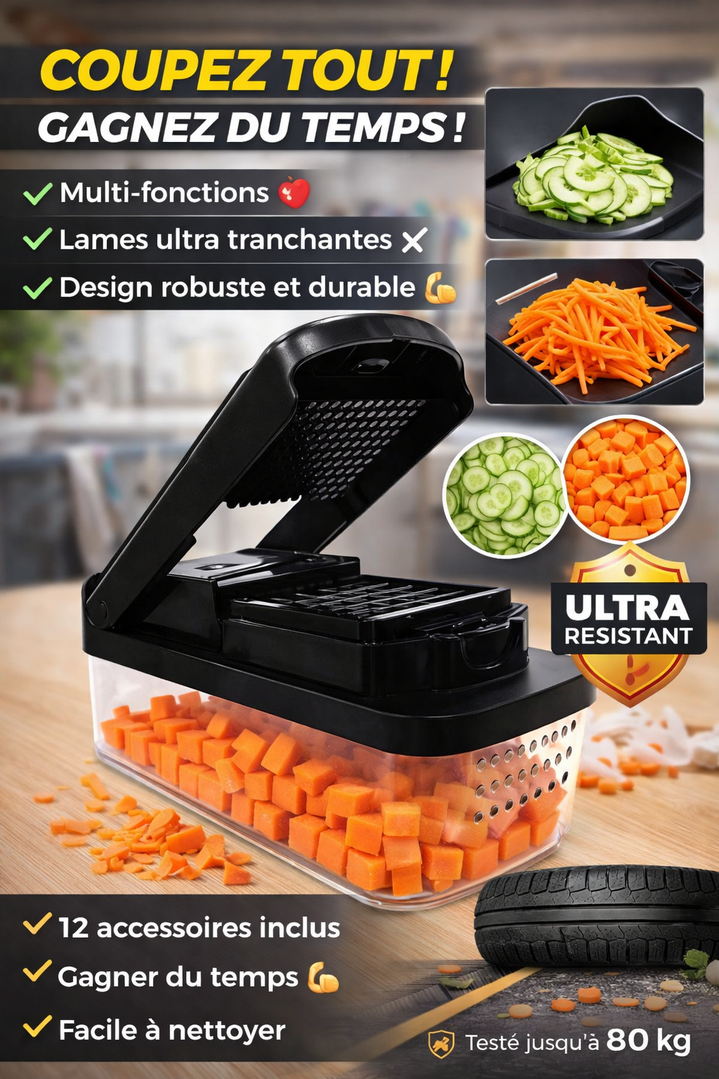 COUPE LEGUME MULTIFONCTION