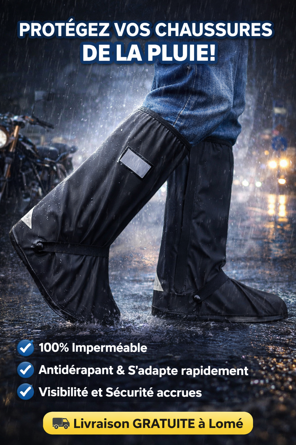 COUVRE CHAUSSURE IMPERMEABLE